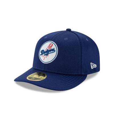 Sapca New Era Los Angeles Dodgers MLB Clubhouse Collection Low Profile 59FIFTY Fitted - Albastri